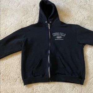 Coors Field zip-up hoodie